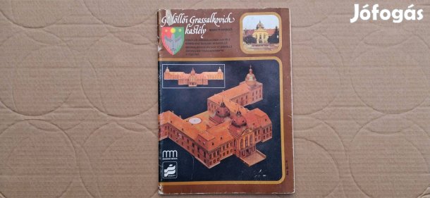 Régi retro gödöllő papír régiség 1986 kastély