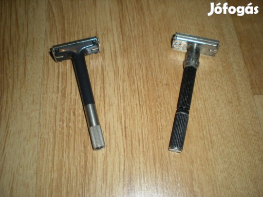 Régi retró használt hagyományos borotva 2 db 2