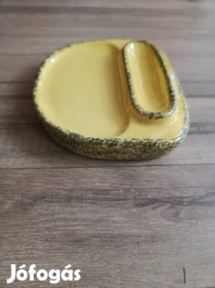 Régi retro kerámia tál  kínáló tál kis tál