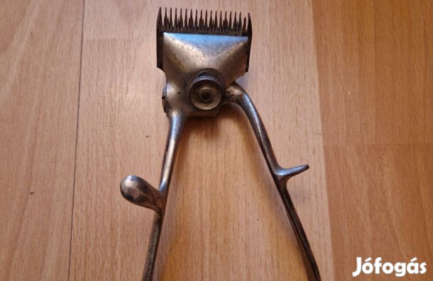 Régi retro kézi hajvágó, fodrász szerszám