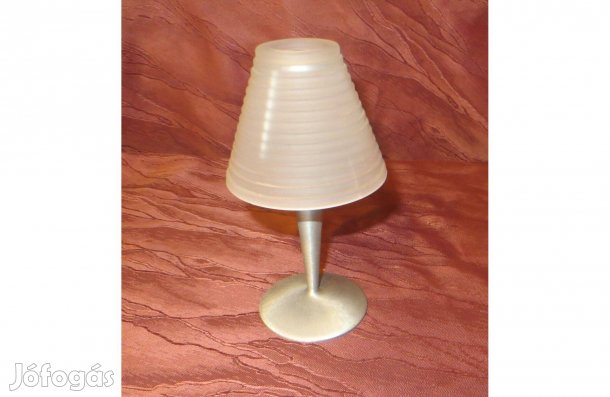 Régi retro lámpa alakú mécsestartó 18 cm magas