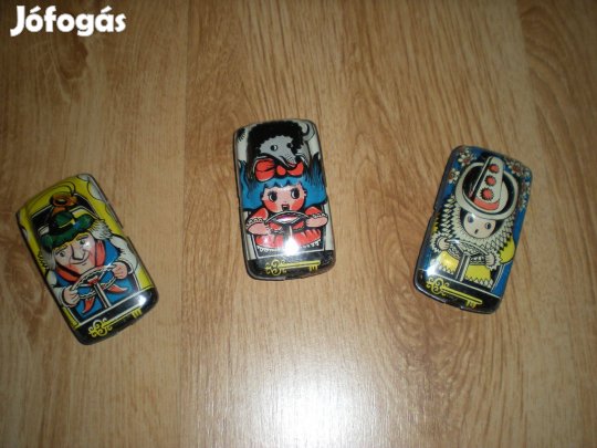 Régi retró lemezjáték lemez játék kis autó kisautó működőképes 3db