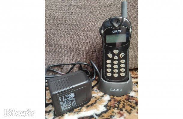 Régi retró mobiltelefon (Alcatel GSM mobiltelefon)