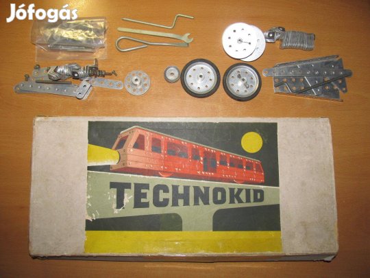 Régi retró összeszerelhető játék Technokid, spanyol exportra