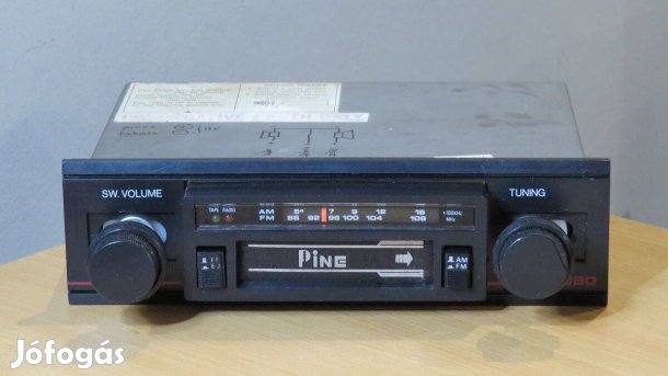 Régi retro rádió autórádió rádió magnó