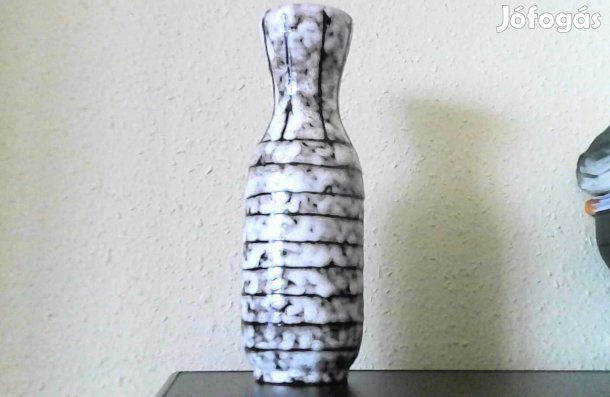 Régi retro szép Tófej kerámia váza 27 cm