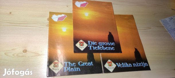 Régi retró turisztikai kiadványok