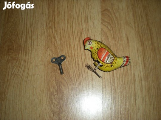 Régi retró tyúk csibe lemezjáték lemez játék működőképes