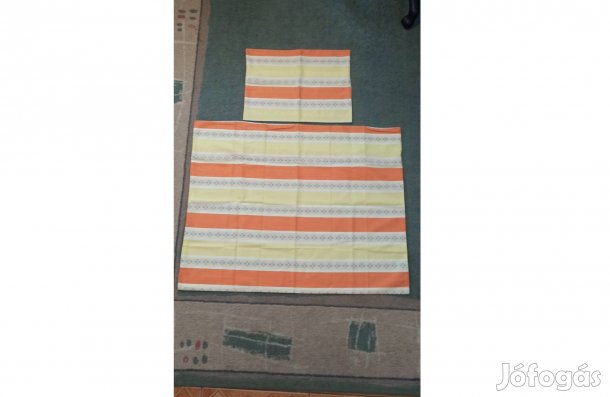 Régi/retro új kispárna huzat, nagypárna huzat