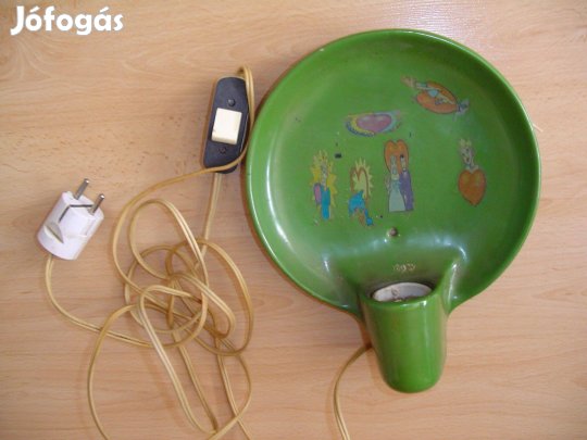 Régi retro zöld Fali lámpa