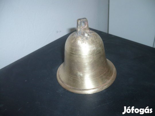 Régi réz csengő 9cm