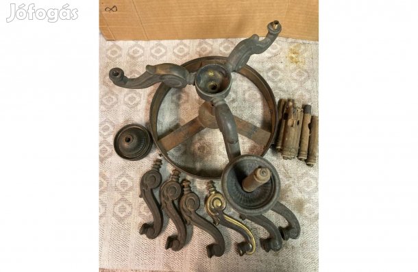 Régi réz csillár alkatrészek