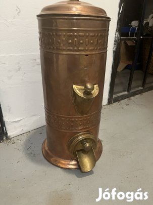 Régi réz kávé adagoló , tároló