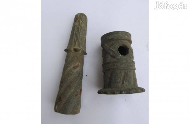 Régi réz lámpa alkatrész