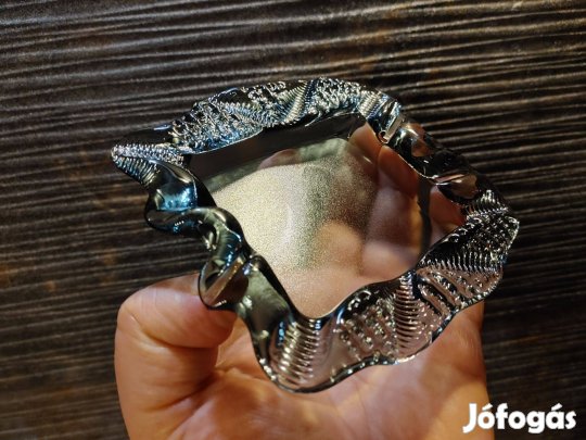 Régi ritka üveg hamutartó