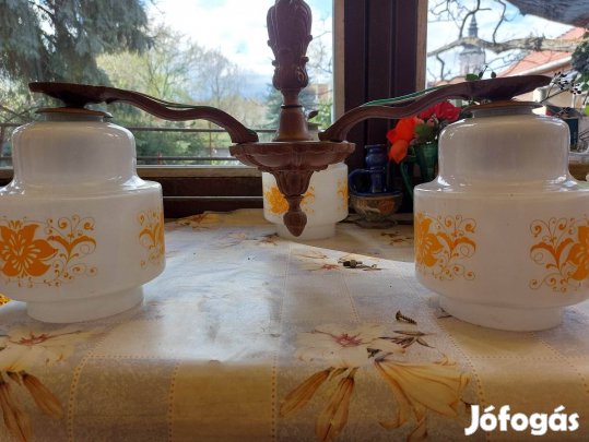 Régi stílusú csillár, háromágú