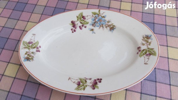 Régi szeder mintás porcelán kínálót