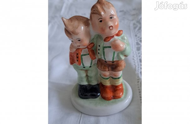 Régi szépséges porcelán kislány és fiú