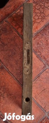 Régi szerszám, fa vízmérték 30 cm