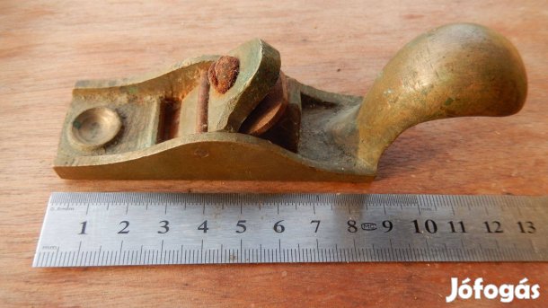 Régi szerszám gyalu réz