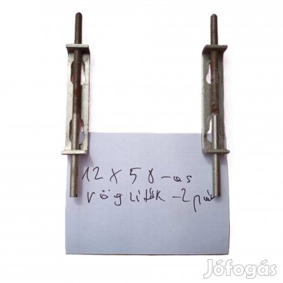Régi tábla műszerek oldalsó rögzítő elemei , 12 x 58 mm