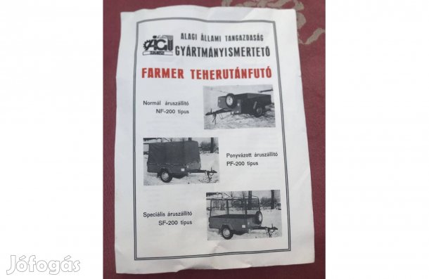 Régi tehet utánfutó leírás 1000 Ft