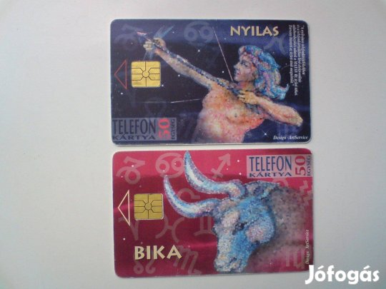 Régi telefon kártya - Horoszkóp + 1