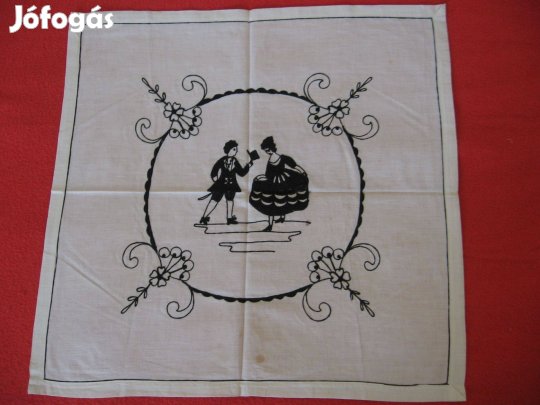 Régi terítő, kissé foltos