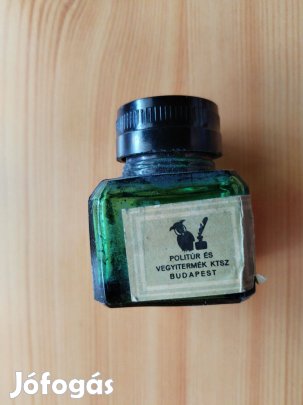 Régi tintás üveg szép db