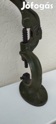 Régi tömör vas Rugós patent  nyomó 