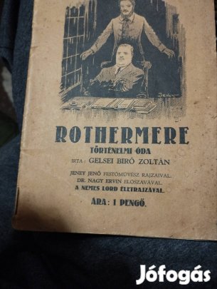 Régi történelmi óda 1920-as évekből.Gelsei Bíró Zoltán műve.