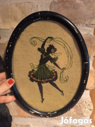 Regi tűgobelin arnykepek parban