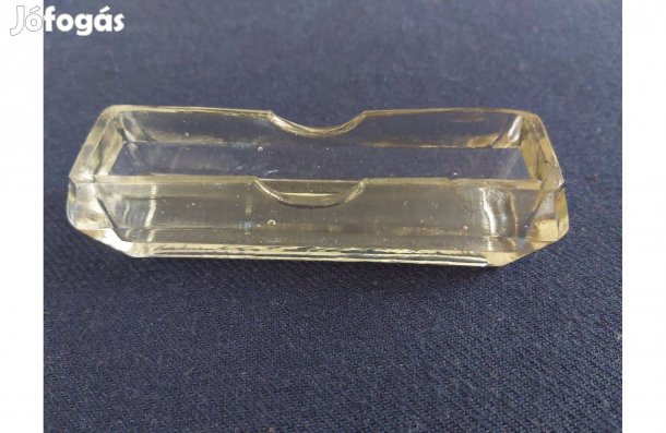 Régi üveg fogpiszkáló tartó