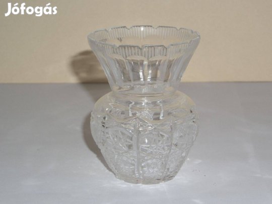 Régi üveg ibolya váza