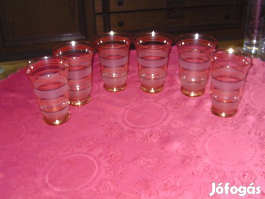 Régi üveg vizes pohár