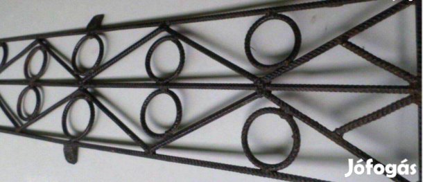 Régi vas ablak ajtó rács