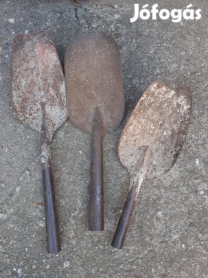 Régi vas nyeles szenes lapát