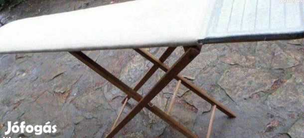Régi vasaló állvány vasaló deszka fa vázas szép állapot
