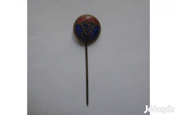 Régi vasas kitűző