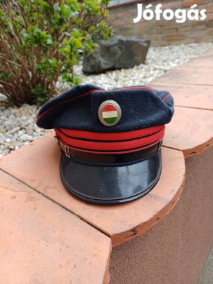 Régi vasutas sapka.