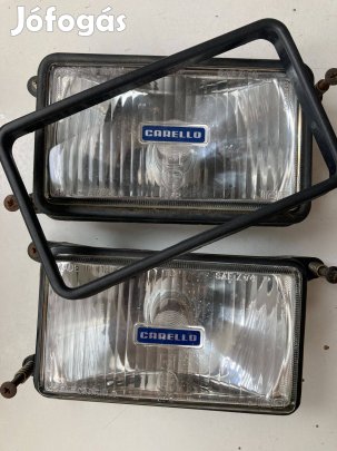 Régi veterán olasz Carello rally kiegészítő lámpa ködlámpa lökhárító