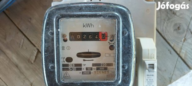 Régi villamos fogyasztásmérő órák
