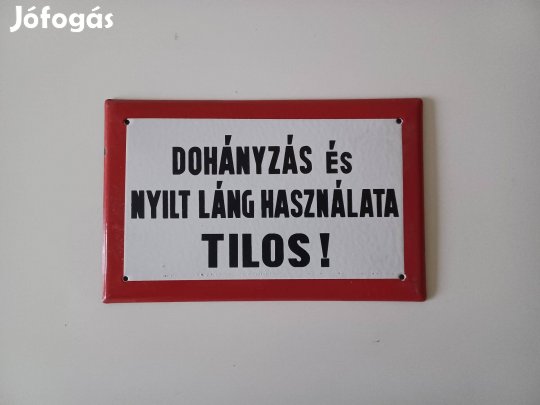 Régi vintage zománc reklám tábla 2