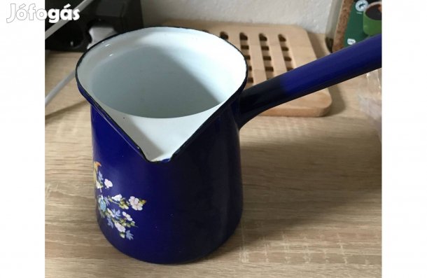 Régi zománcozott kávékiöntő