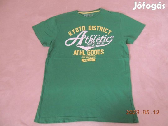 Regular Fit zöld férfi póló , S-es