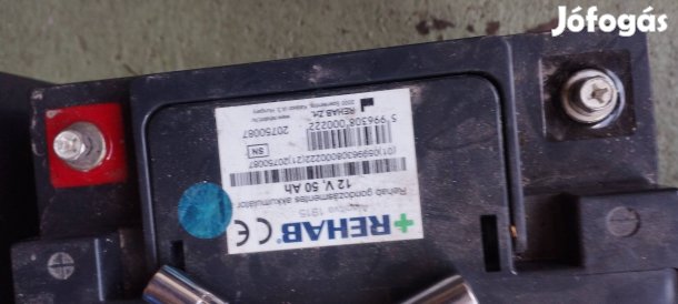 Rehab Long kerekesszék akkumulátor 12v 50ah