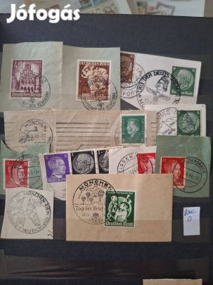 Reich Bélyegzések , Használt Bélyeg