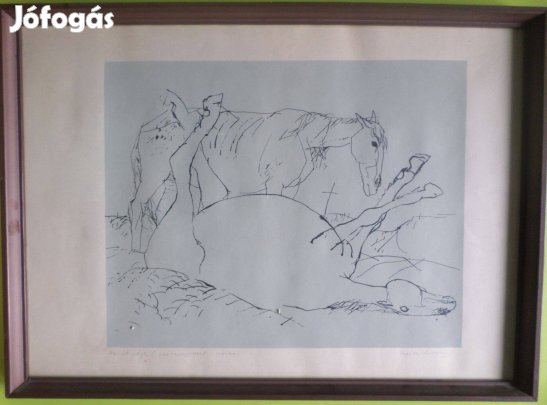 Reich Károly: Az út vége (szitanyomat)