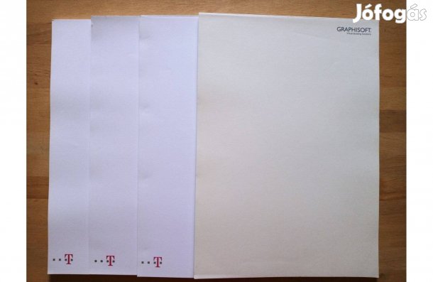 Reklám Telekom logós A4 sima jegyzettömb rajztömb