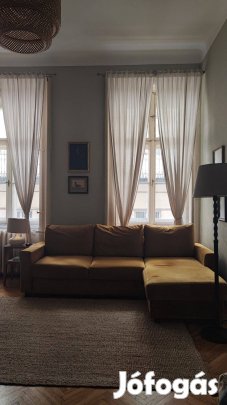 Relax Gold megfordítható és kihúzható, alvó bársony sarokkanapé